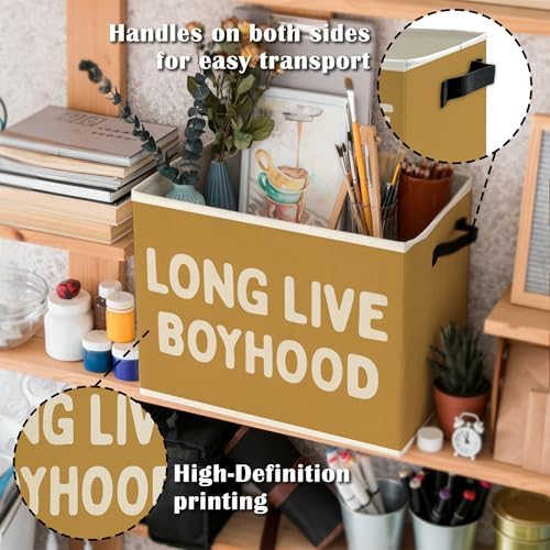 Long Live Boyhood Boys Storage Bins Box - Image 5