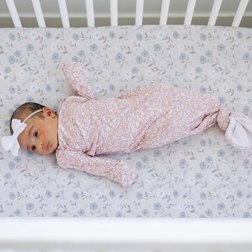 Sorrel + Fern Baby Crib Sheets Neutral, Fitted 2-Pack - Image 3