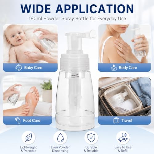 Fomiyes Baby Travel Powder Puff Bottle - Image 6