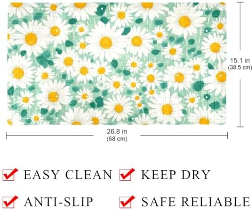 Bath Tub Shower Mat, Washable Bathtub Floor Mats, Suction Cups and Drain Holes - Image 4