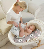 Stretch Fitted Bassinet Sheet Set BROLEX 2 Pack Cradle Sheets - Image 3