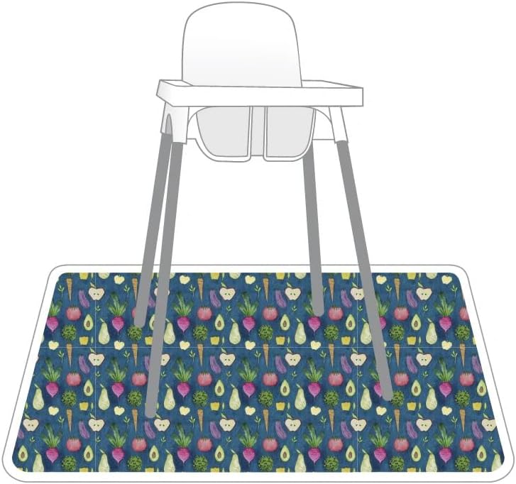 BapronBaby Organic Produce Waterproof Splash Mat Catch All Floor Cover - Image 3