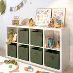 GRANNY SAYS 11 Inch Cube Storage Bins, Cube Organizer, Olive Green - Image 5