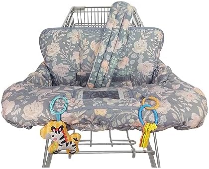 ICOPUCA Shopping Cart Cover for Baby, 2 in 1 cart Cover for Babies N high Chair by ICOPUCA