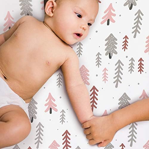 Stretch Fitted Bassinet Sheet Set BROLEX 2 Pack Cradle Sheets - Image 4