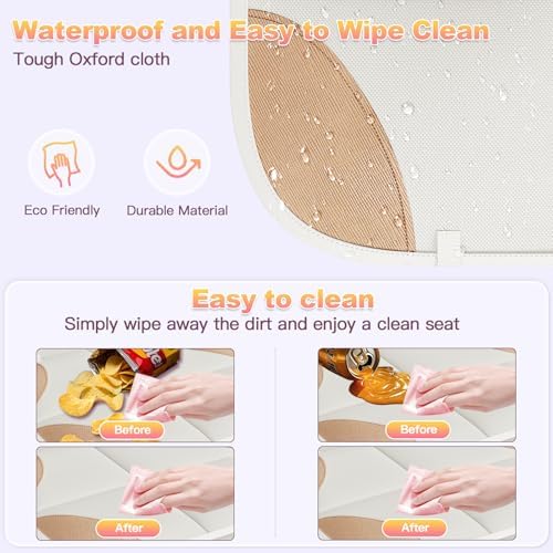 SMART ELF 2 Pack Car Seat Protector-600D Fabric Waterproof - Image 5