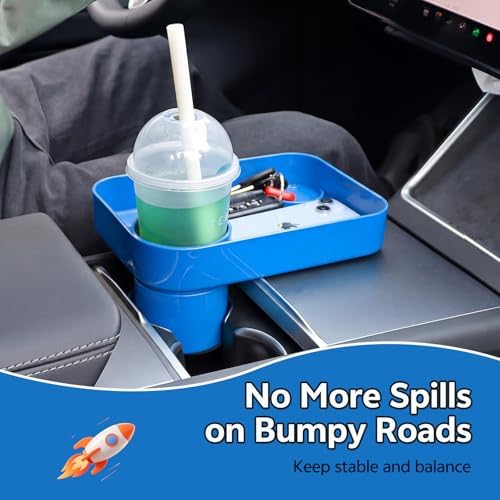 Car Seat Tray for Toddlers, Kids Travel Snack Tray for Road Trips Blue - Image 3