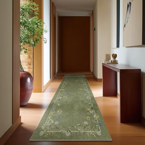 2x10 Washable Hallway Runner Rug: Kitchen Rugs Non Slip Long Carpet Runners - Image 4