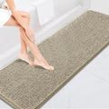 BOANKODU Bathroom Rugs 47x20, Extra Soft Absorbent Chenille Bath Rugs, PVC by BOANKODU