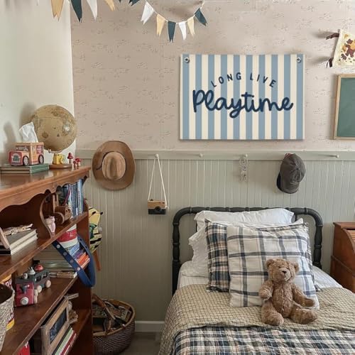 Playroom Wall Decor Long Live Playtime Banner - Image 2