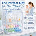 New Clear Acrylic Baby Bottle Storage Organizer - Image 7