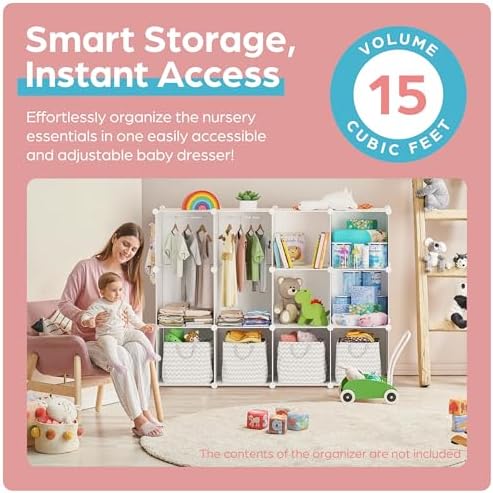 CUBEDIY Baby Closet Organizer for Nursery: Durable Baby Wardrobe for Closet - Image 2