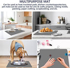 Gartful 2 Pack Silicone Crafting Mats, 15.7" x 11.8" Silicone Mat - Image 6