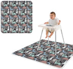 BapronBaby Dinosaur Drawing Waterproof Splash Mat Catch All Floor Cover - Image 4