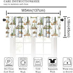 Kids Forest Animal Valance Curtain - Image 3