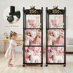 Stuffed Animal Storage Zoo Tower, 56In Wooden Large Stuffed Animal Holder - Image 5