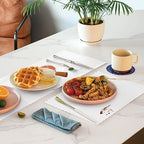 Fit Meal Prep 50 Pack Disposable Paper Placemats, 14 x 10 Inch White - Image 5