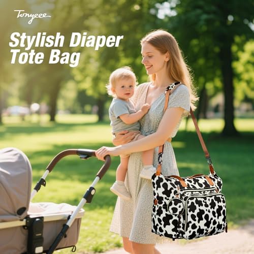 Diaper Bag Tote, Large Baby Hospital Bag - Image 2