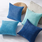 Topfinel Euro Shams Decorative Throw Pillow Covers 26x26 Inch Set of 4 - Image 4