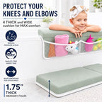 Comfortable Baby Bath Kneeler and Elbow Rest Pad Set, Non-Slip Bathtub Kneeling - Image 5
