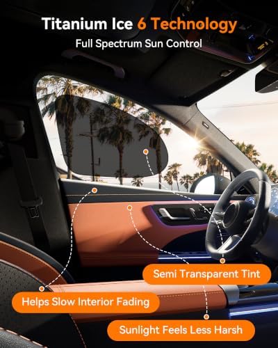 Car Side Window Sun Shades, Static Cling - Image 4
