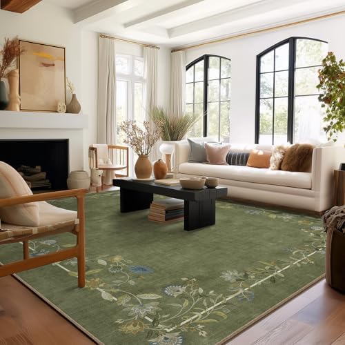Washable Living Room Area Rug: 8x10 Rugs by palohom