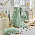 AIKASY The Ruffled Shabby Crib Bedding Set - Image 4