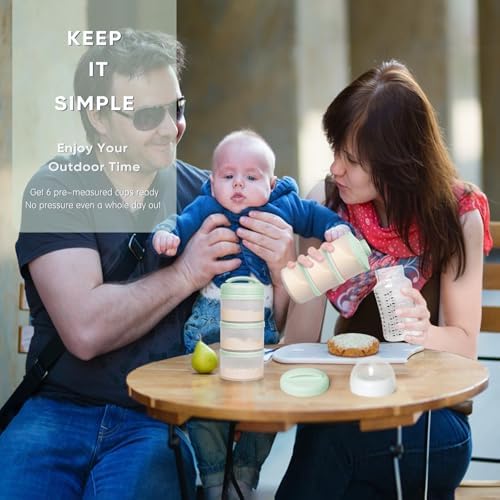 Termichy Stackable Formula Dispenser Portable: Milk Powder Container to go - Image 7