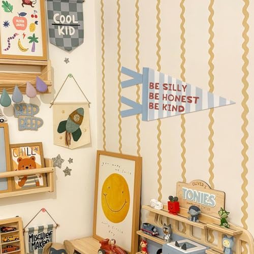 Inspirational Pennant Banner Flags Kids Nursery Playroom Wall Decor - Image 5