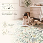 Wonnitar Boho Washable Rug 8x10, Large Area Rug - Image 3