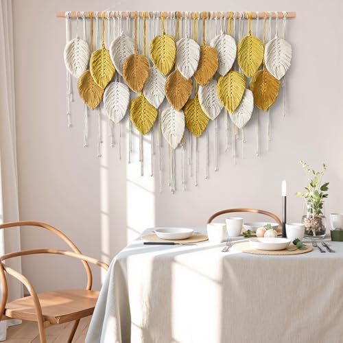 Large Macrame Wall Hanging Boho Woven Tapestry Bohemian Farmhouse Wall Art - Image 7