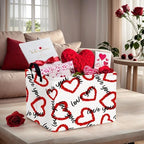 Valentine's Day Basket Gift for Empty Cute Heart Large Storage Bin for Kid and - Image 6