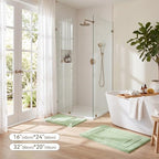 GRANNY SAYS Sage Green Bathroom Rug 20" x 32", Non-Slip Bath Mat - Image 6