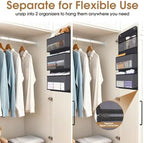 Over The Door Organizer Storage behind Door Hanging Organizer - Image 5