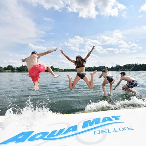 Rave Sports Inflatable Aqua Mat, Platform and Swim Dock - Image 2