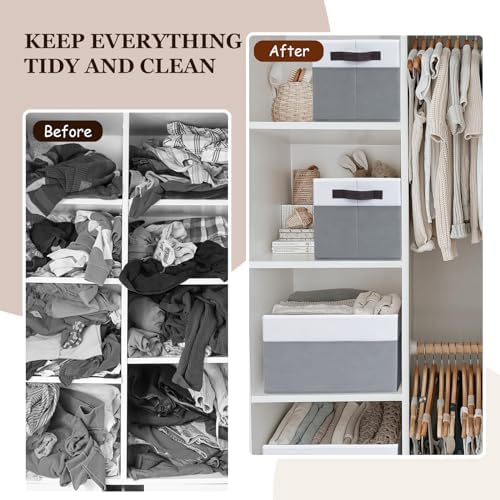 Criusia 12 Pack Large Storage Baskets - Image 6