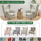 CRFATOP Wingback Chair Cover Butterfly Armchair Slipcover - Image 6