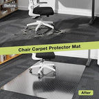 【Shipped Flat】1 Pack 32" x 48"Heavy Duty Clear Office Chair Mat - Image 4