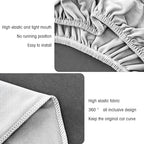 AUCELI 2PCS Car Headrest Covers, Soft Dust-Proof Anti-Scratch Breathable - Image 4