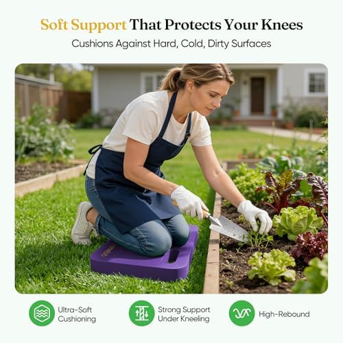 Grenebo 2-Pack Kneeling Pads, Extra Thick NBR, 17.3 x 11 x 1.6 in - Image 3