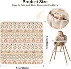 Basumee Splat Mat for Under High Chair, Waterproof & Mess-Proof Floor Mat - Image 6