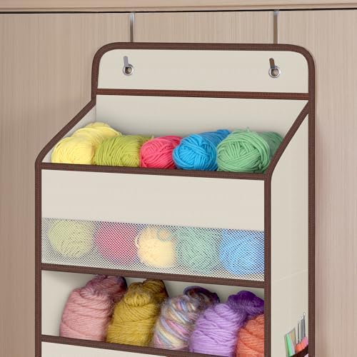 Univivi Fabric Over Door Hanging Organizer - Image 4