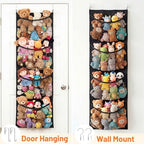 Ofiray-home Over The Door Stuffed Animal Storage, Cotton Toy Organizer - Image 6