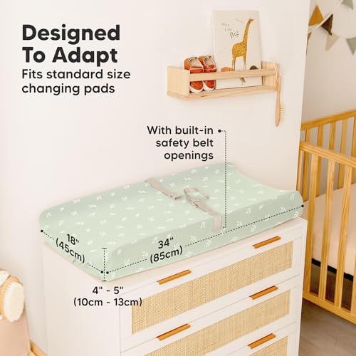 2-Pack Organic Changing Pad Covers - Image 4