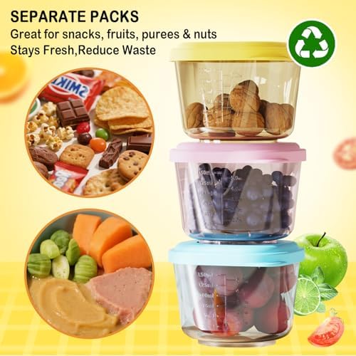 Baby Food Containers: 5 oz Food Storage Jars - Image 2