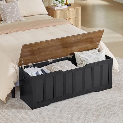 VANKILEY 51.2" Storage Chest Extra Large, Wooden Storage Bench - Image 5