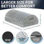 ComfiLife Foot Rest for Under Desk at Work – Adjustable Height Memory Foam Foot - Image 5