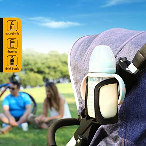 BUNDLEPRO Stroller Cup Holder, Universal Bike Cup Holder, 2 Pack - Image 4