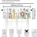 Kids Animals Classroom Curtains Valance - Image 2