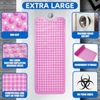 ZHICHENG Bath Tub and Shower Mats, Non-Slip 39 x 16 Inch Extra Long Bath Mat - Image 3
